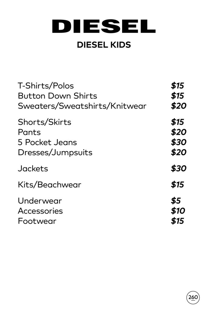 Diesel Sample Sale, New York, July 2019